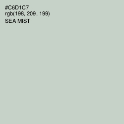 #C6D1C7 - Sea Mist Color Image
